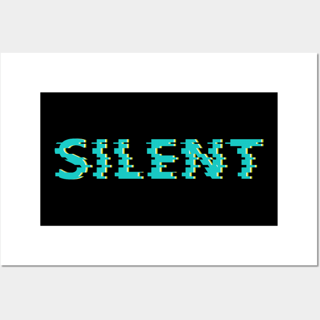 silent text Wall Art by DAVINCIOO